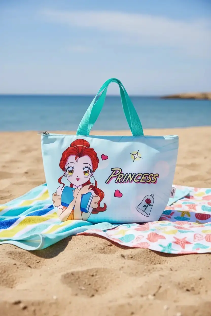 Disney Prenses Belle Lisanslı Yiyecek Çantası