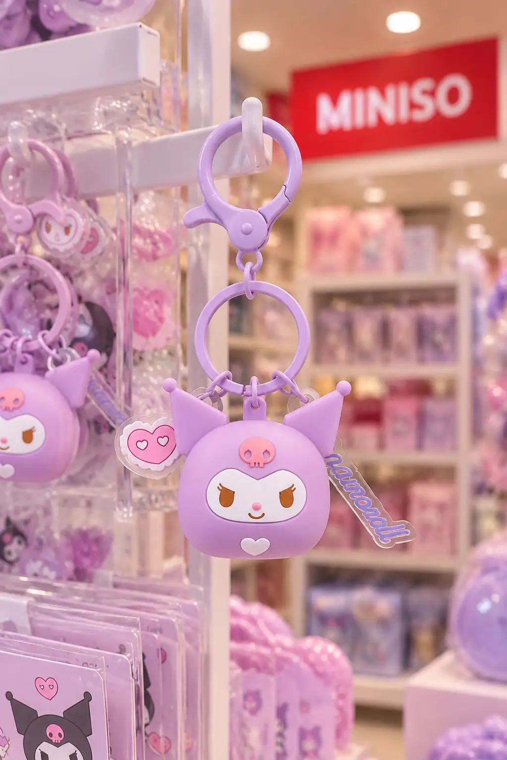 Sanrio Lisanslı Led Charm Anahtarlık – Işıklı Çanta Aksesuarı & Figürlü