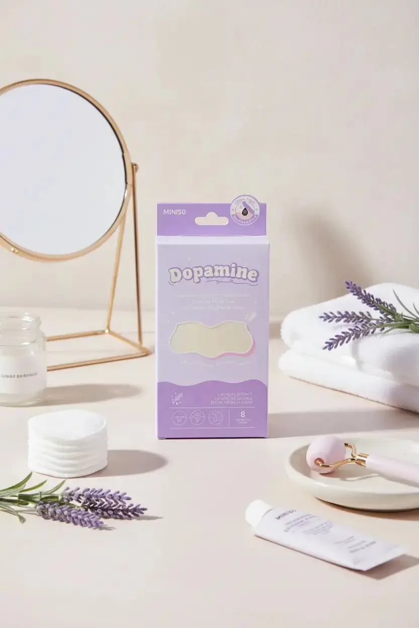 Miniso Lisanslı Dopamine Serisi Lavanta Temizleyici Burun Bantları – Pratik Burun Bakımı