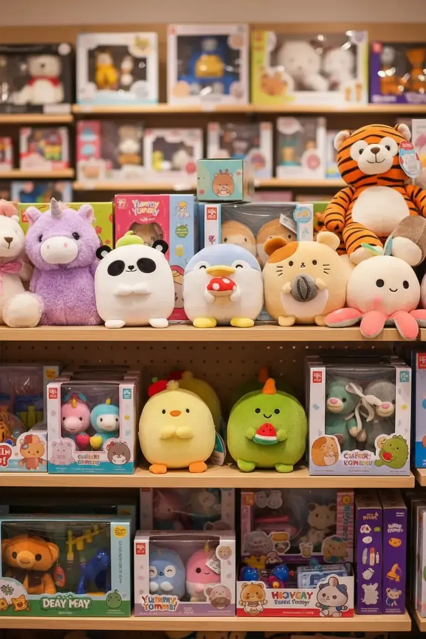Miniso Lisanslı Yummy Yummy Mini Peluş Oyuncak 10 Cm – 5 Farklı Model Sevimli Koleksiyon
