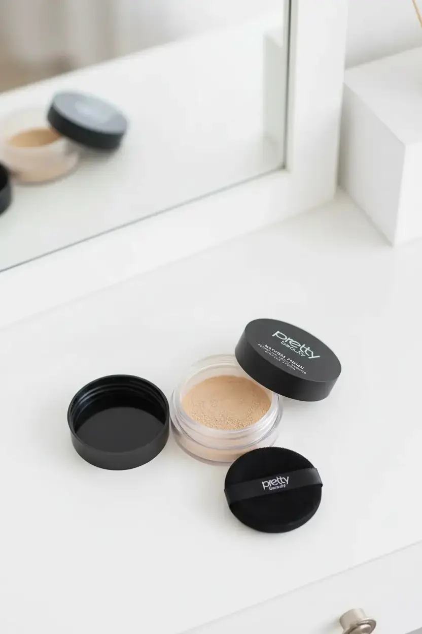 Pretty Beauty Pudra PB-427 – Doğal Bitişli Kompakt Yüz Pudrası