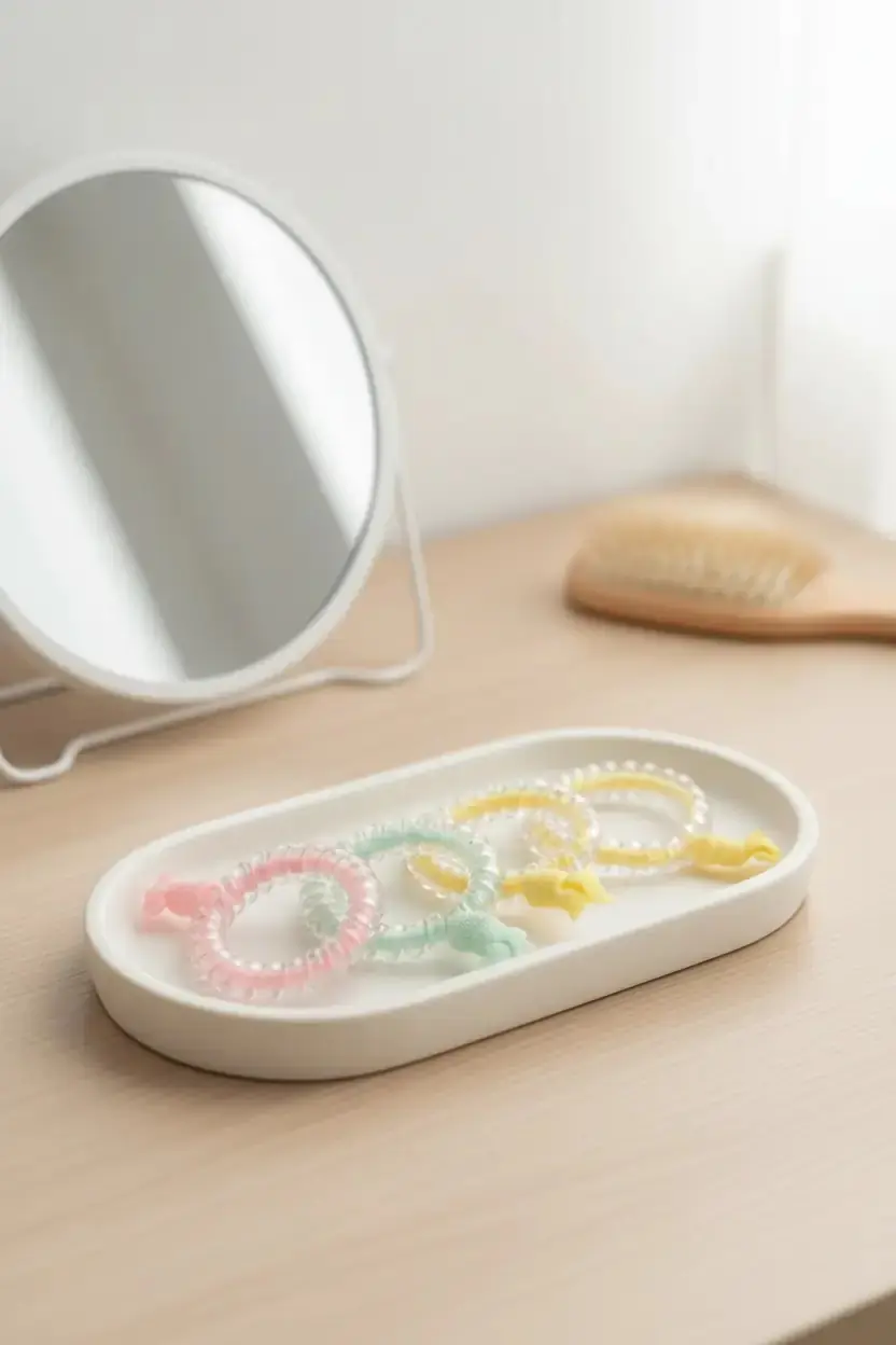 Miniso Lisanslı Renkli Spiral Düğümlü Saç Lastiği Seti – 4 Adet Saç Kırmayan ve Esnek Yapılı Şık Saç Aksesuarı