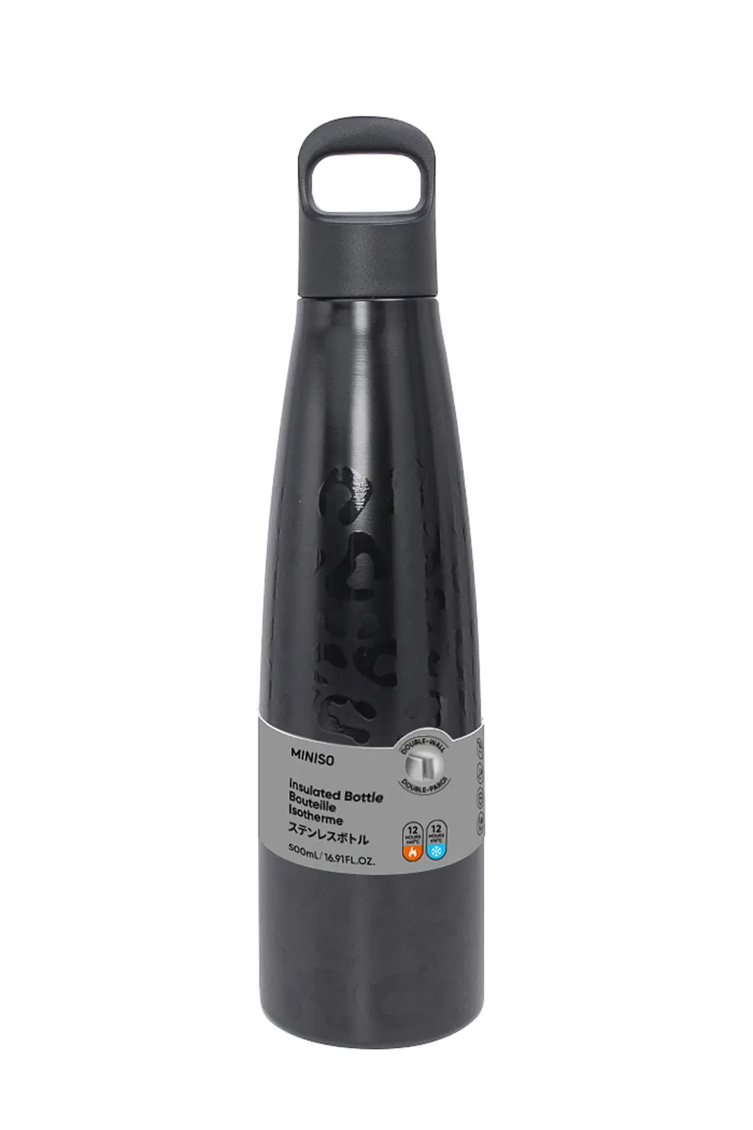 MINISO Renkli Seri Saplı Çift Cidarlı Termos Şişe (500 mL) (