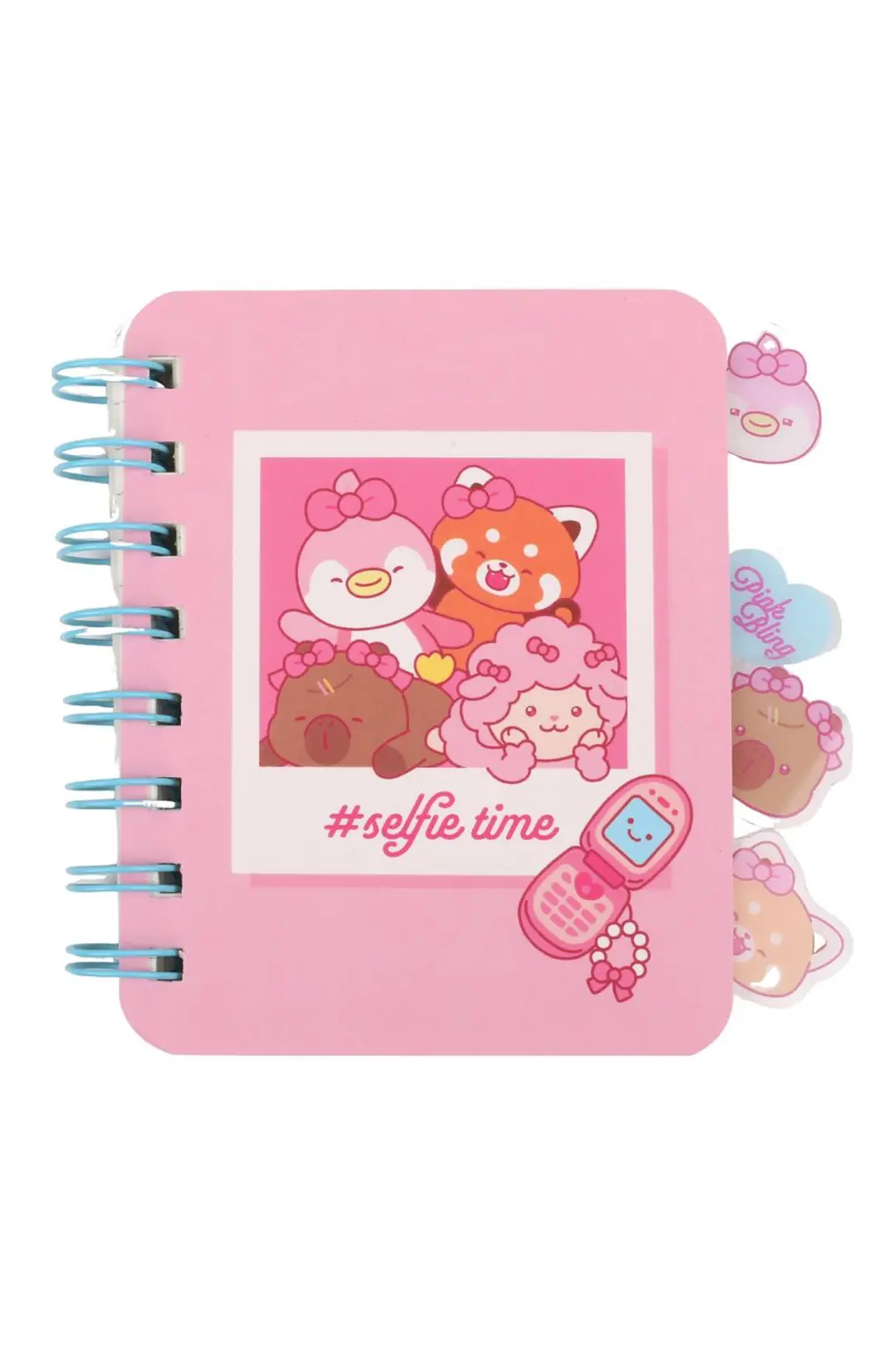Miniso Lisanslı Mini Family A7 Not Defteri Ayraçlı Sert Kapak 11.7 Cm