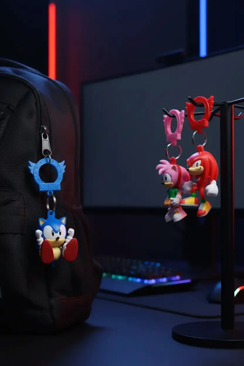 Sonic the Hedgehog Sürpriz Anahtarlık ve Çanta Askısı – Koleksiyonluk Blind Box Figür Aksesuar