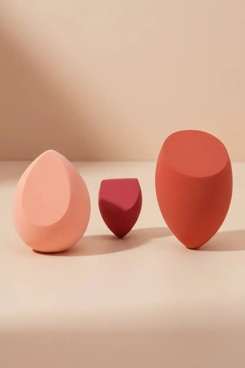 Miniso Lisanslı Yumuşak Makyaj Süngeri Seti (3 Adet) – Profesyonel Uygulama Süngerleri