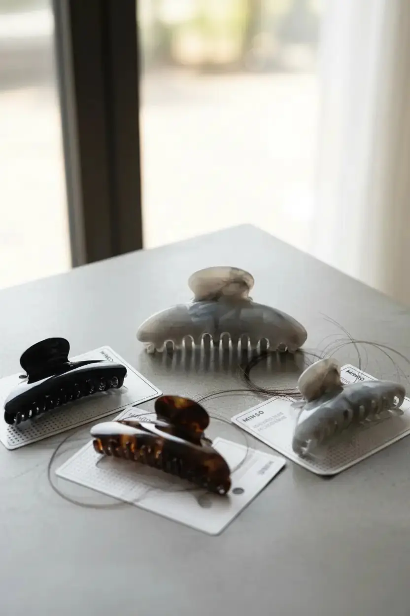Miniso Lisanslı Basic Serisi Saç Klipsi Sade ve Şık Tasarım Günlük Kullanım 11 Cm
