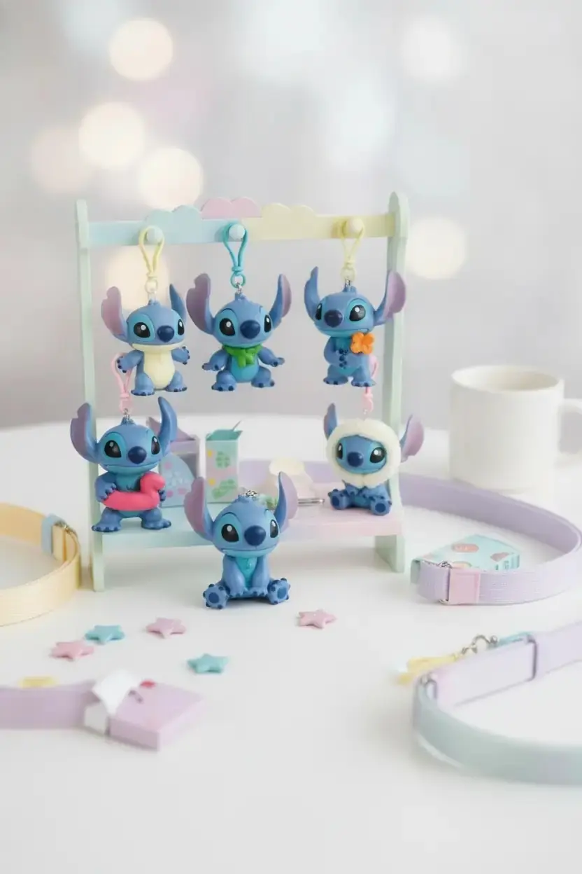 Disney Lilo & Stitch Lisanslı 5'li Figür Seti – Koleksiyonluk Karakter Figürleri
