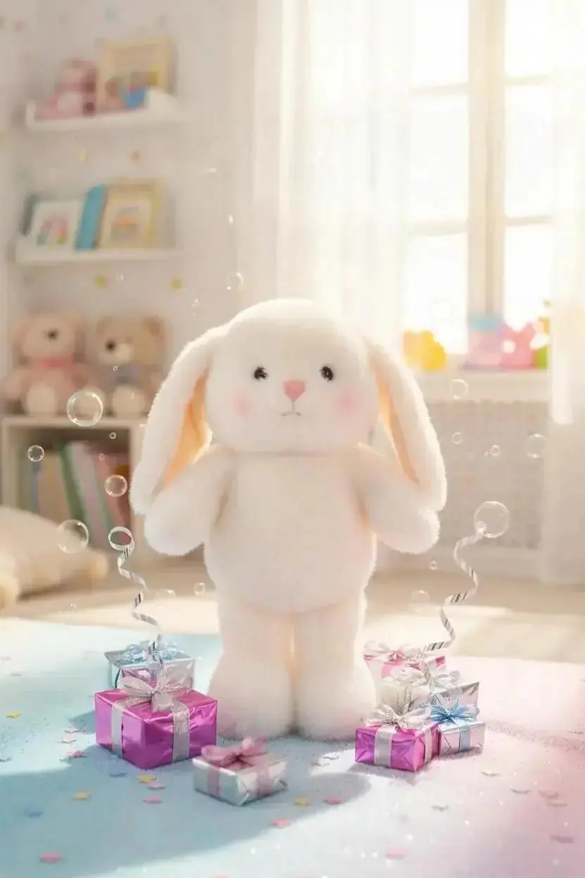 Miniso Lisanslı Tarnlee Serisi Peluş Oyuncak Sevimli Tavşan Yumuşacık Uyku Arkadaşı 33 Cm