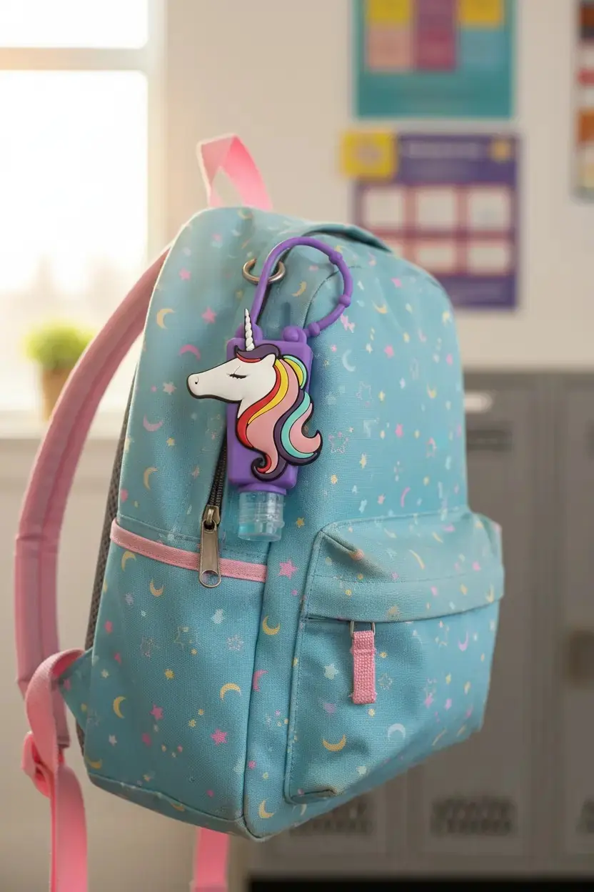 Unicorn Kolonya Jel – Hijyenik Ferahlık Askılı Tasarım (Mor) 29 Ml