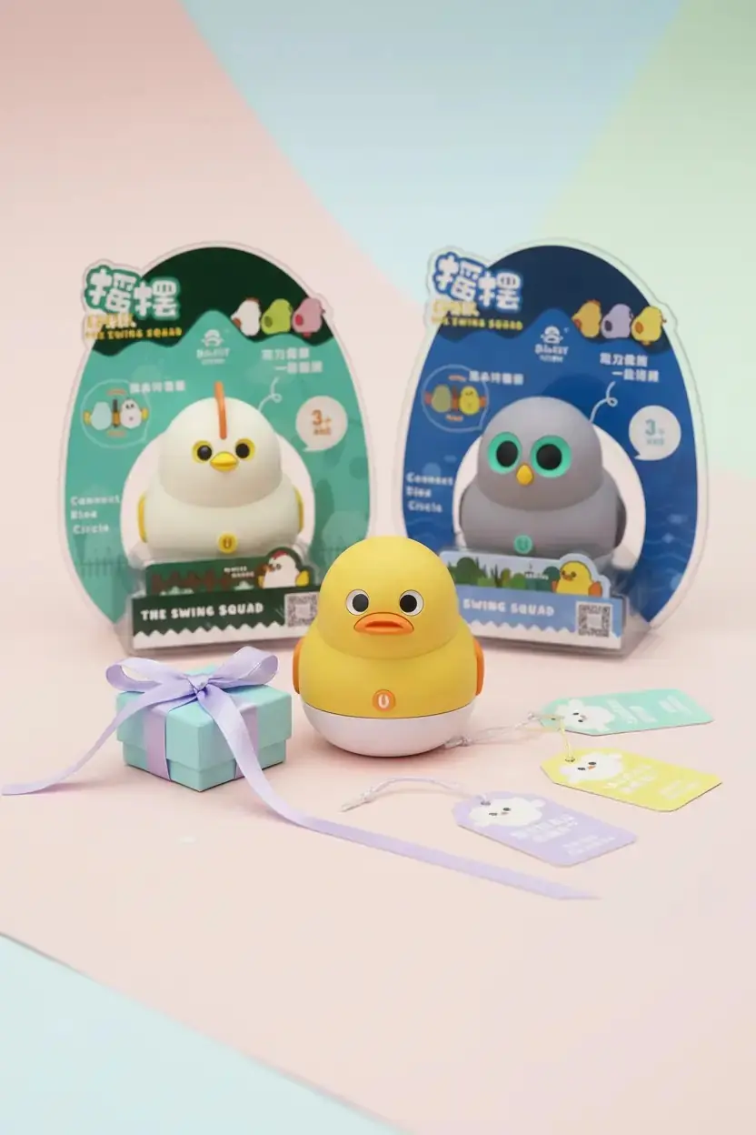 Miniso Lisanslı Pilli Kıpırdayan Oyuncak – Hareketli 3 Model 8 Cm