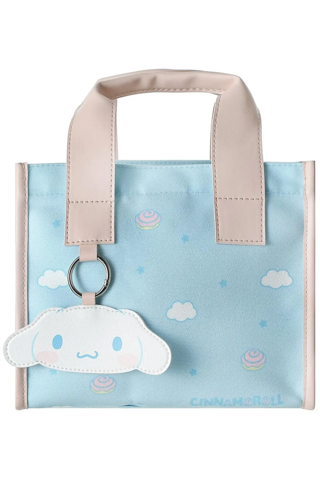 Sanrio Lisanslı Cinnamoroll Kare Yiyecek Çantası – Suya Dayanıklı Pratik Beslenme Çantası 23 Cm