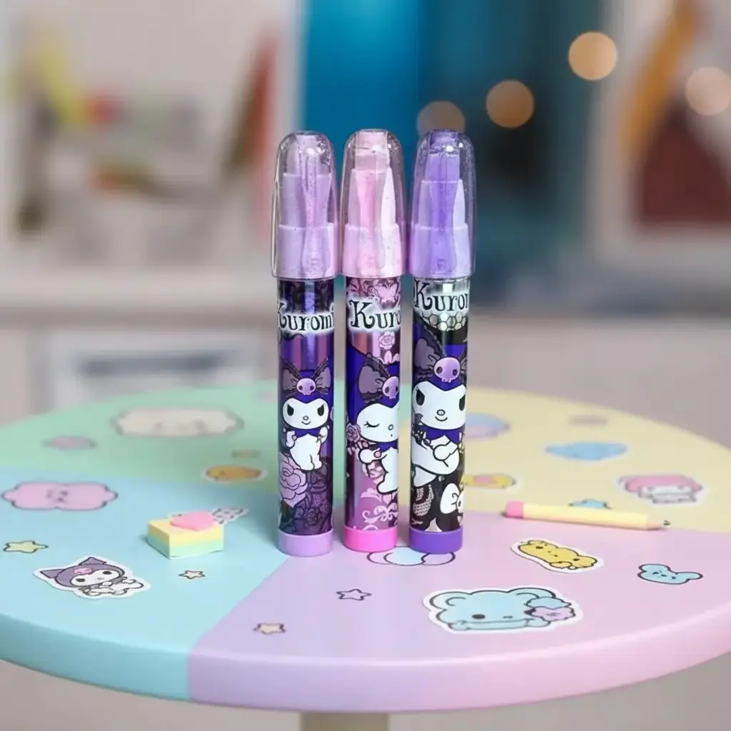 Timon Sanrio Lisanslı Kuromi Roket Silgi – Mor Tasarımlı