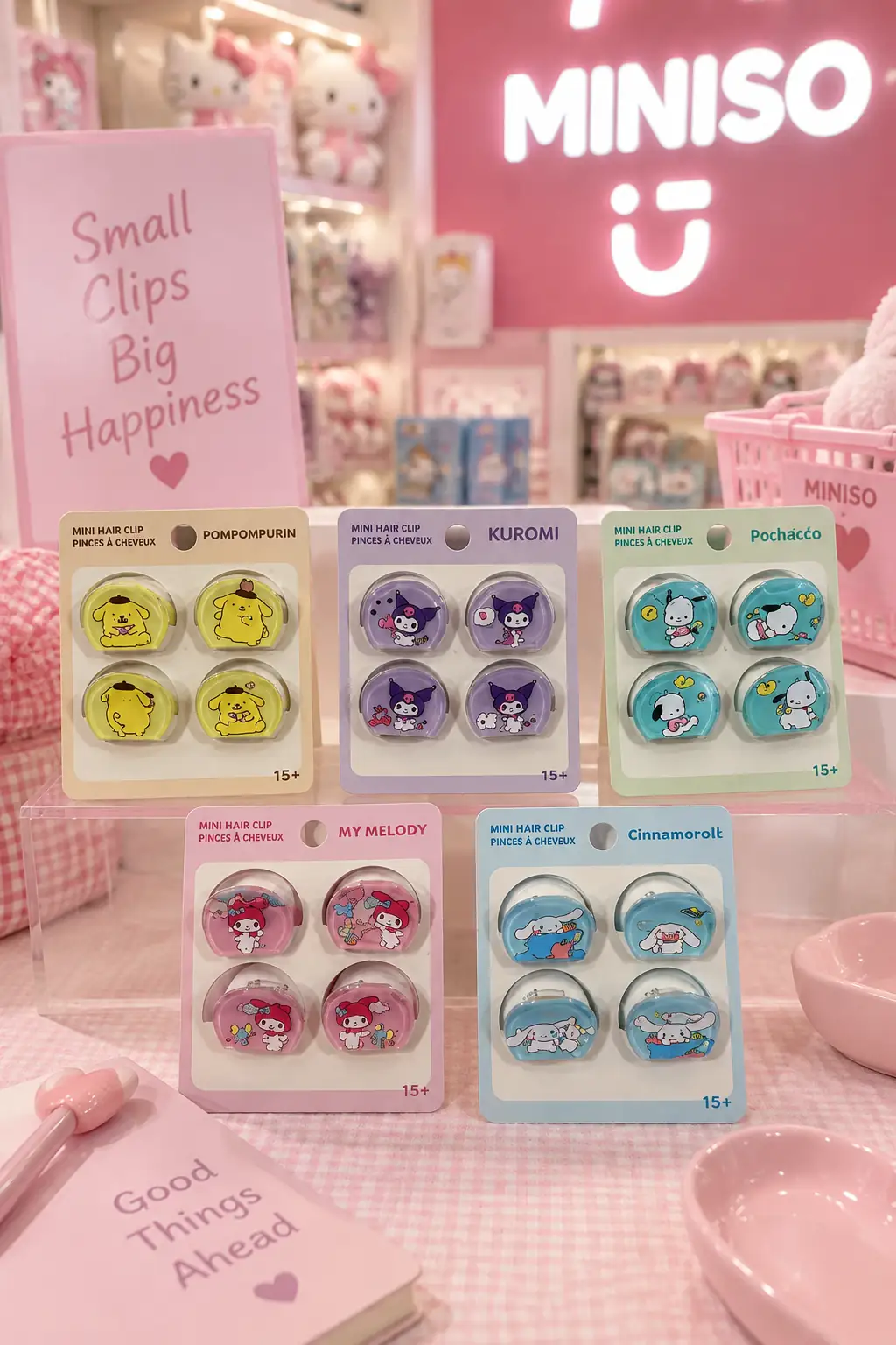 Hello Kitty Lisanslı Küçük Saç Kıskaç Toka (4 Adet) – Pratik & Mini Tasarım