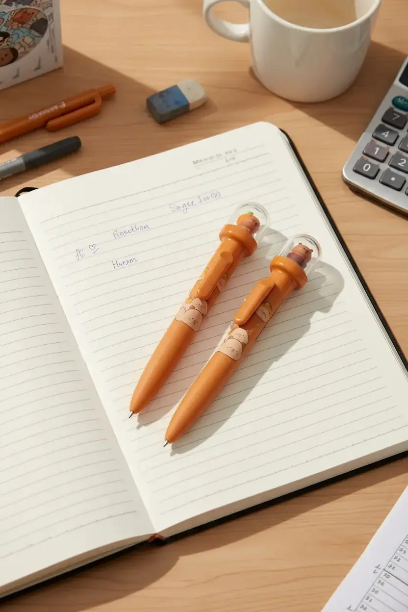 Miniso Lisanslı Mutlu Fırın Serisi Manzara Jel Kalem (0,5 Mm, Siyah) – Akıcı Yazım & Şık