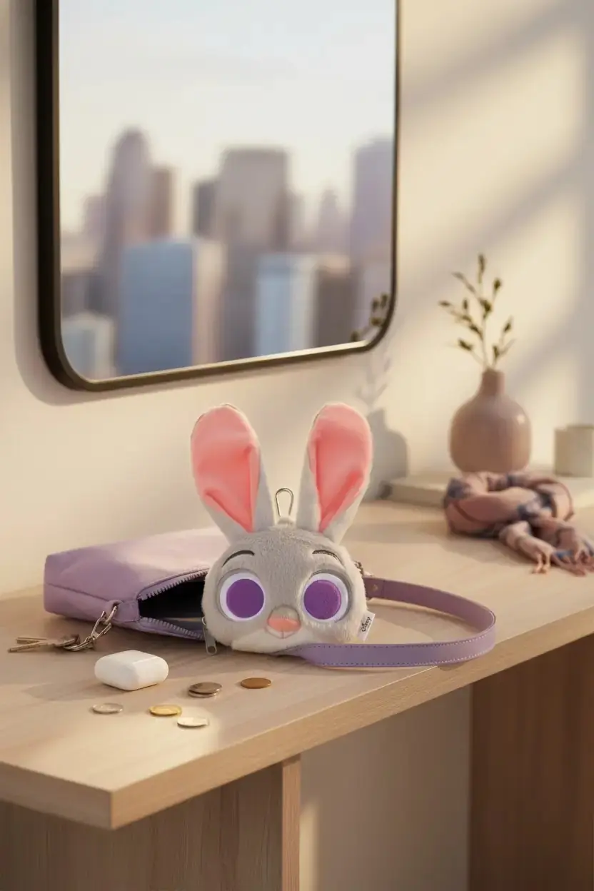 Disney Lisanslı Zootopia Judy Bozuk Para Cüzdanı 15 x 3 x 12 cm – Sevimli ve Kompakt