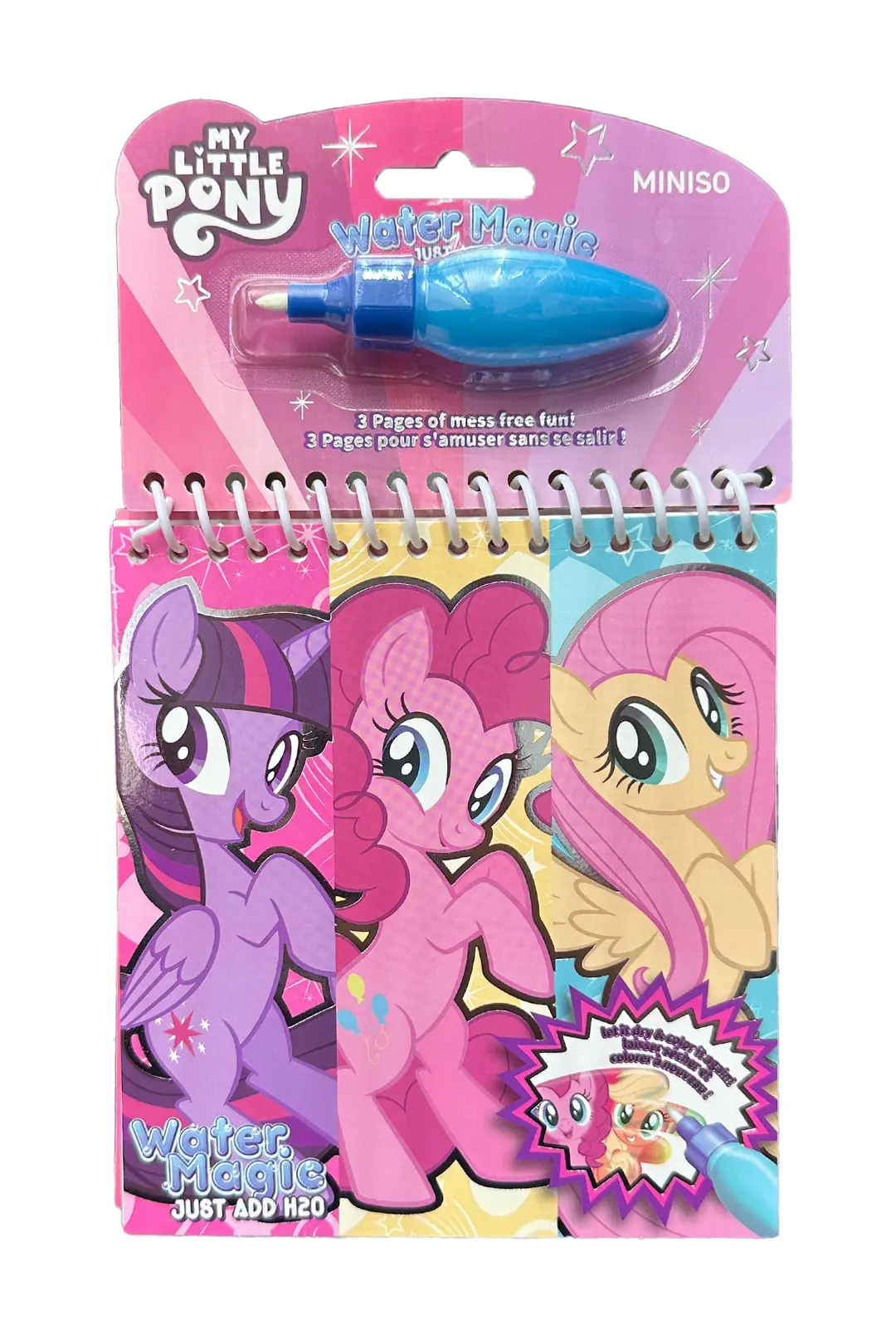 My Little Pony Lisanslı Sihirli Suyla Renklenen Yeniden Kullanılabilir Sulu Boya Aktivite Seti