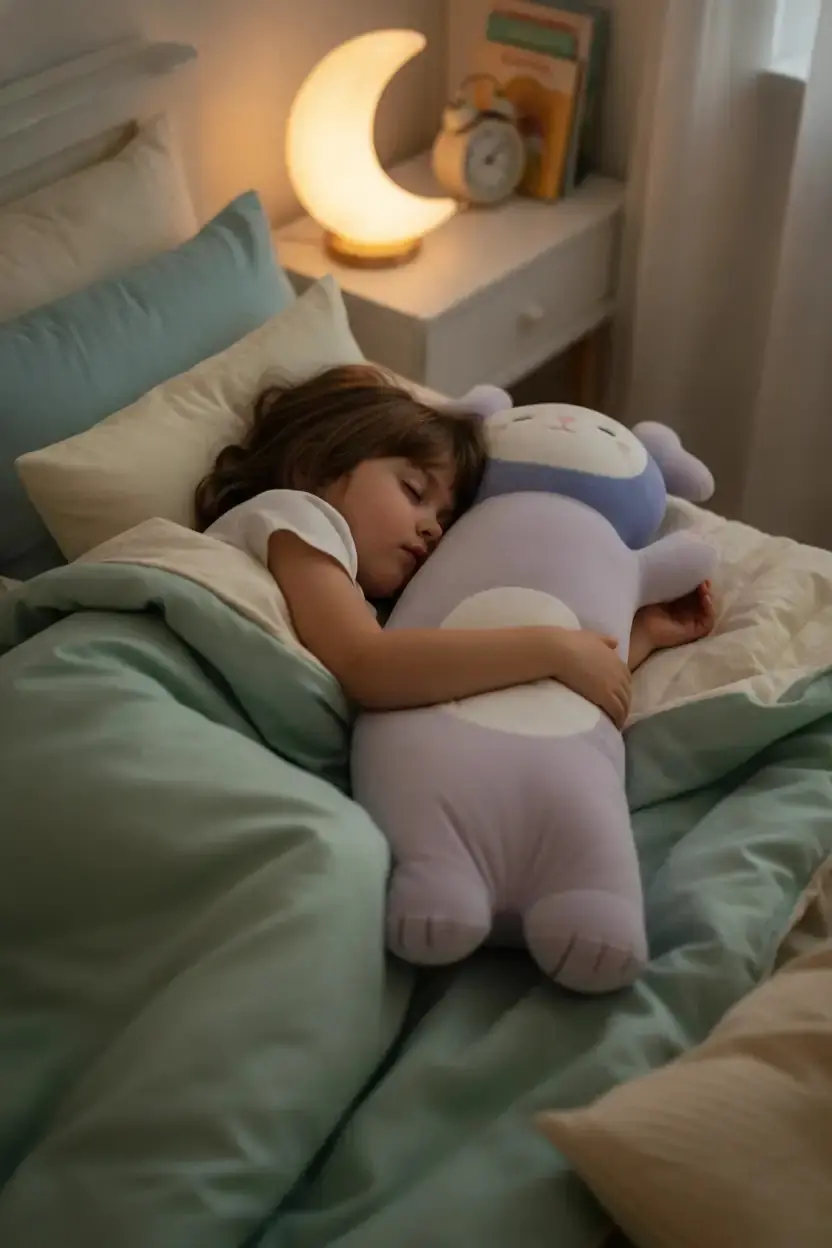 Miniso Lisanslı Yaban Mersinli Kedi Yastığı 76 Cm – Yumuşacık Dekoratif Minder