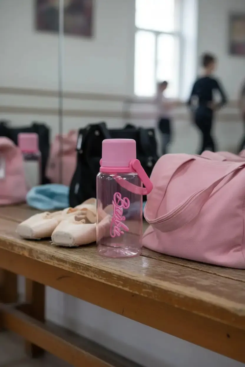 Ballet Barbie Koleksiyonu Saplı Plastik Matara (1000 mL)