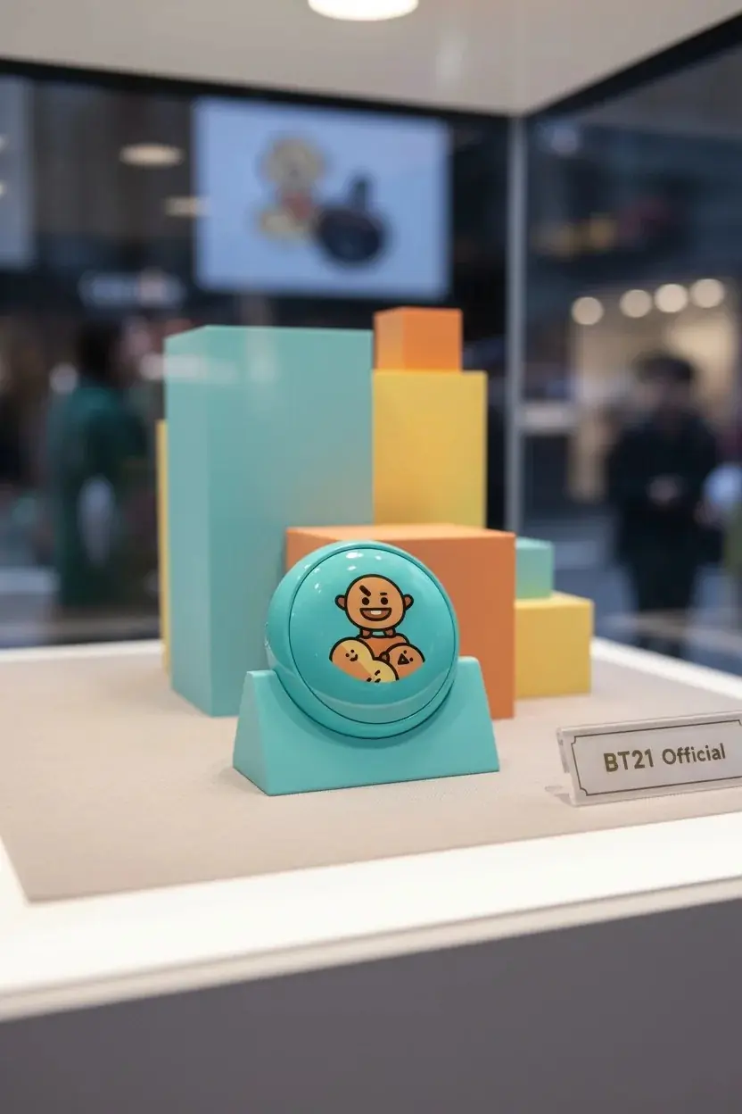 BT21 Lisanslı Kablosuz Bluetooth TWS Kulaklık T310 Shooky 17,1 cm