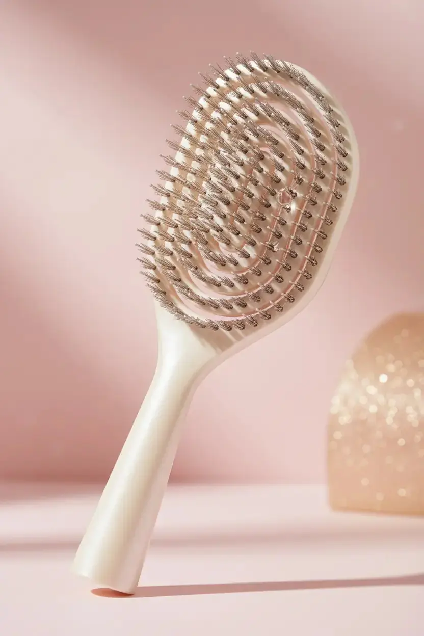 Miniso Lisanslı Ayaklı Havalandırmalı Saç Fırçası – Hafif 23,5 Cm
