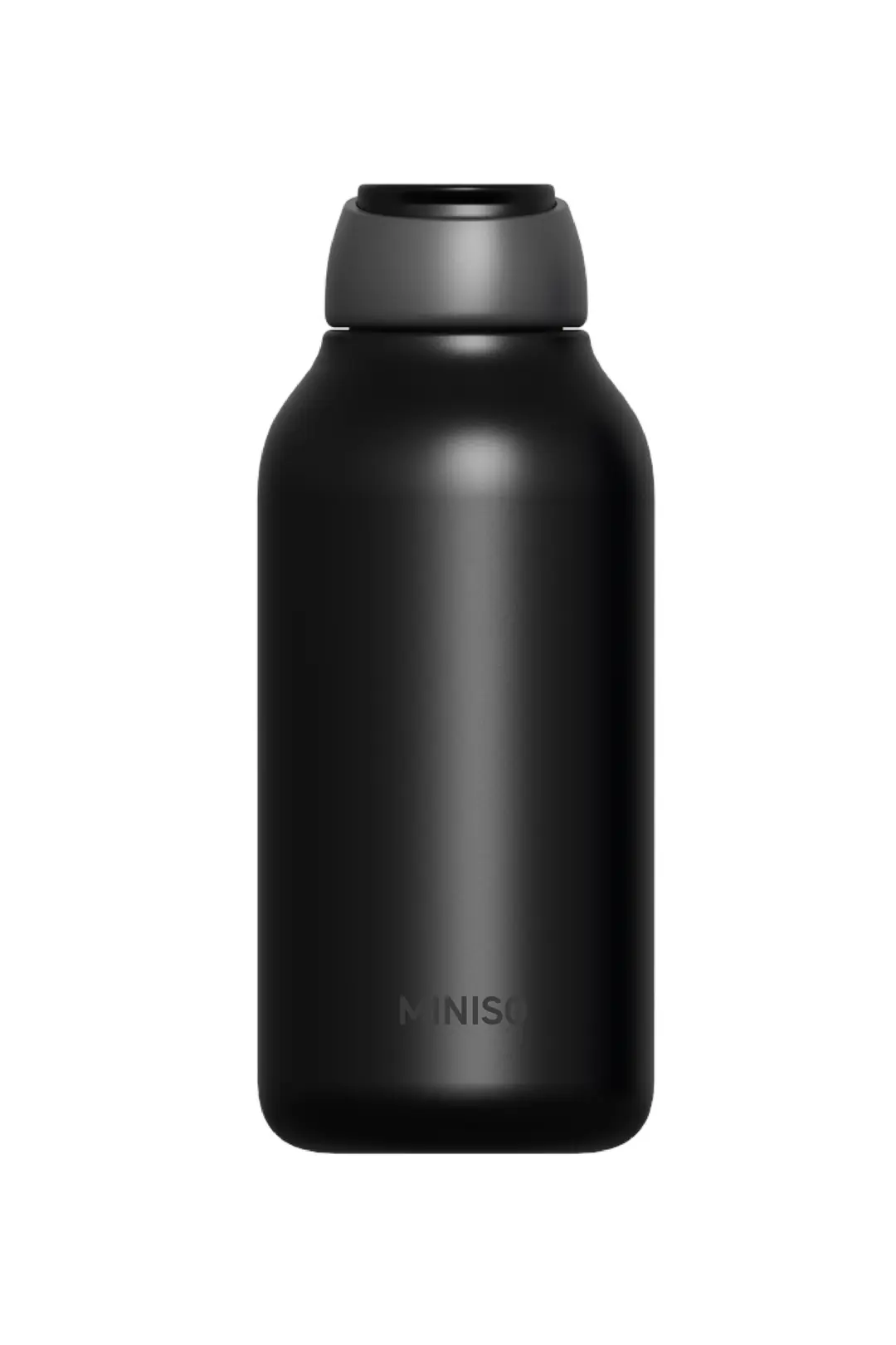 Minimalist Çift Cidarlı Yalıtımlı Termos Şişe 500 mL (Siyah)