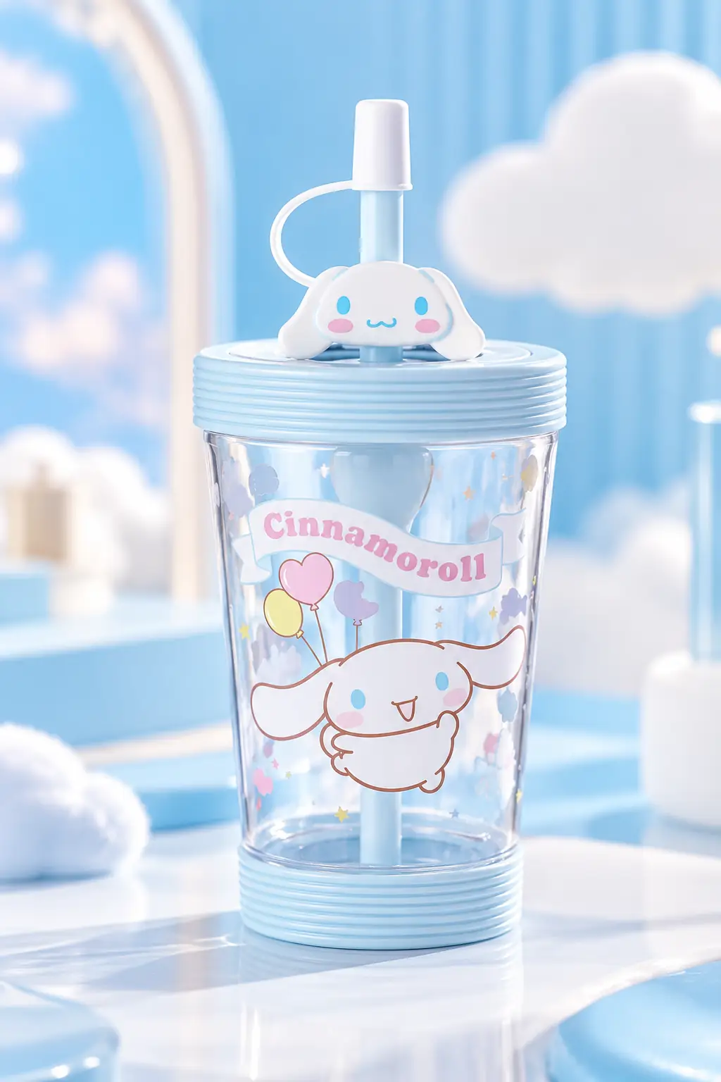 Cinnamoroll Taşınabilir Su Şişesi (535 mL)