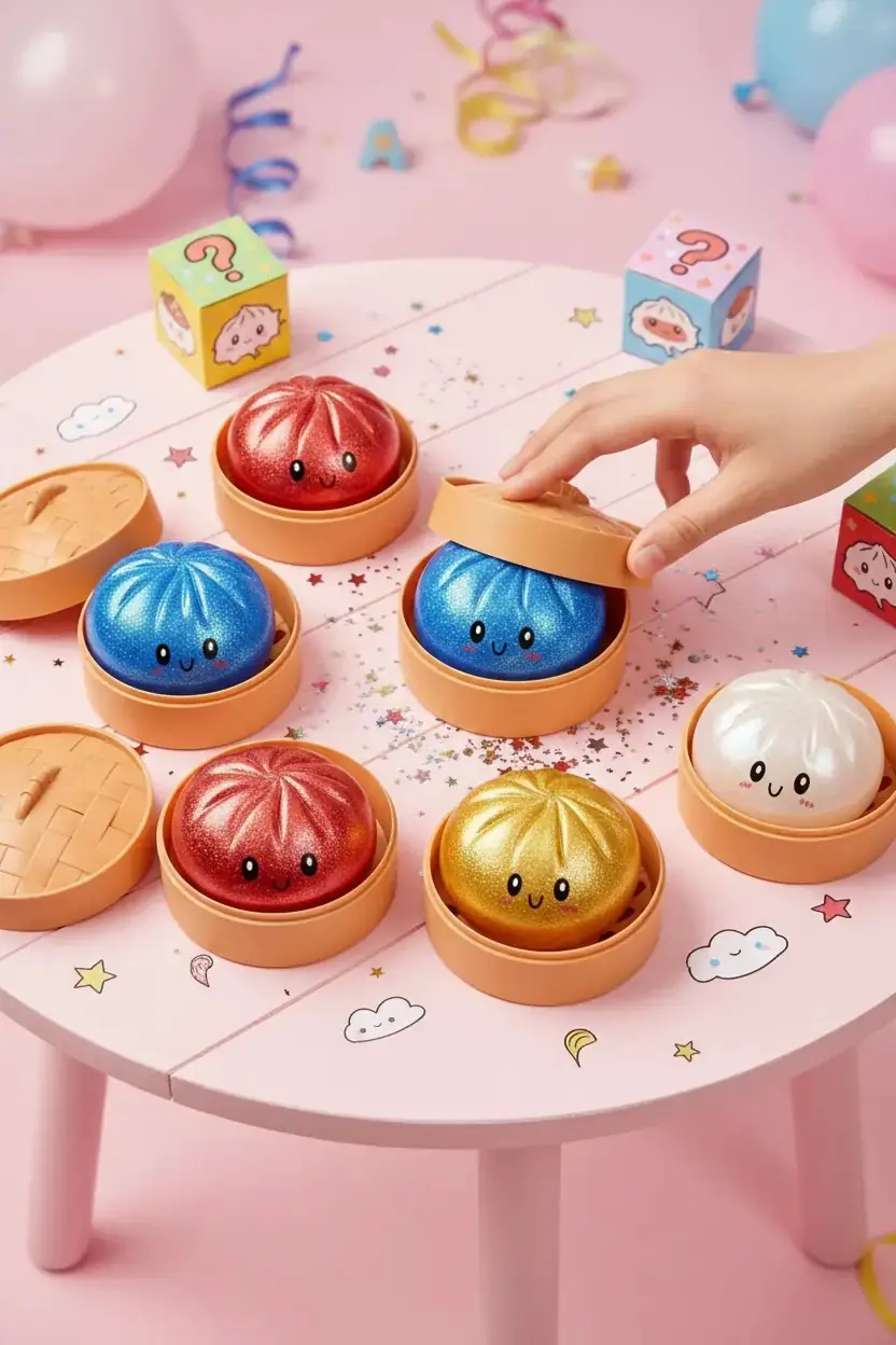 Çin Mantısı Squishy Oyuncak Sevimli Sürpriz Kutu Deneyimi - Blind Box