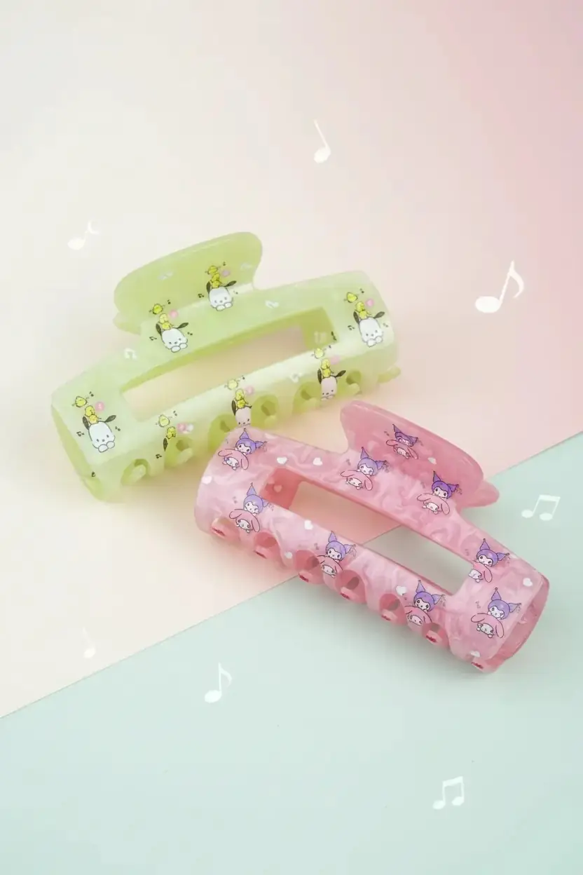 Sanrio Lisanslı Hello Kitty Küçük Saç Tokası