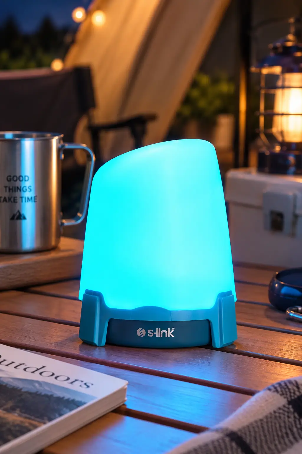 S-link Dekoratif Pilli Kamp Işığı – 180 Lümen Çok Modlu LED
