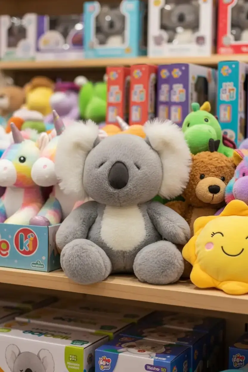 Miniso Lisanslı Koala Peluş Oyuncak 25 Cm – Yumuşacık Sarılmalık Sevimli Tasarım