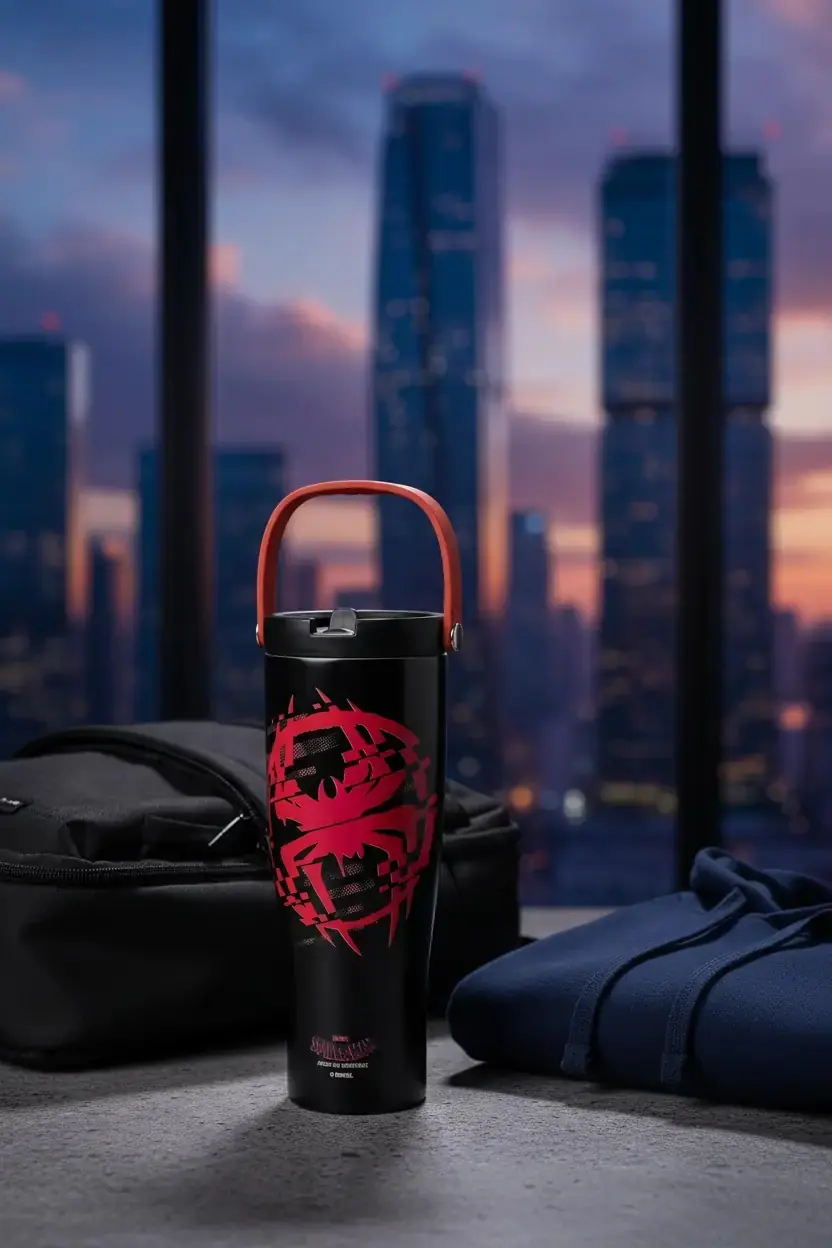 Marvel Spider-Man Koleksiyonu Saplı Büyük Kapasiteli Termos