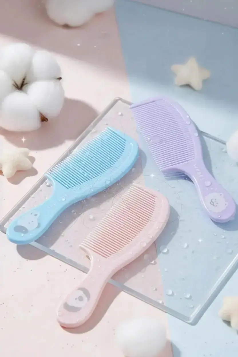Miniso Lisanslı Hayvan Serisi Mini İnce Dişli Saç Tarağı – Taşınabilir 14,5 Cm