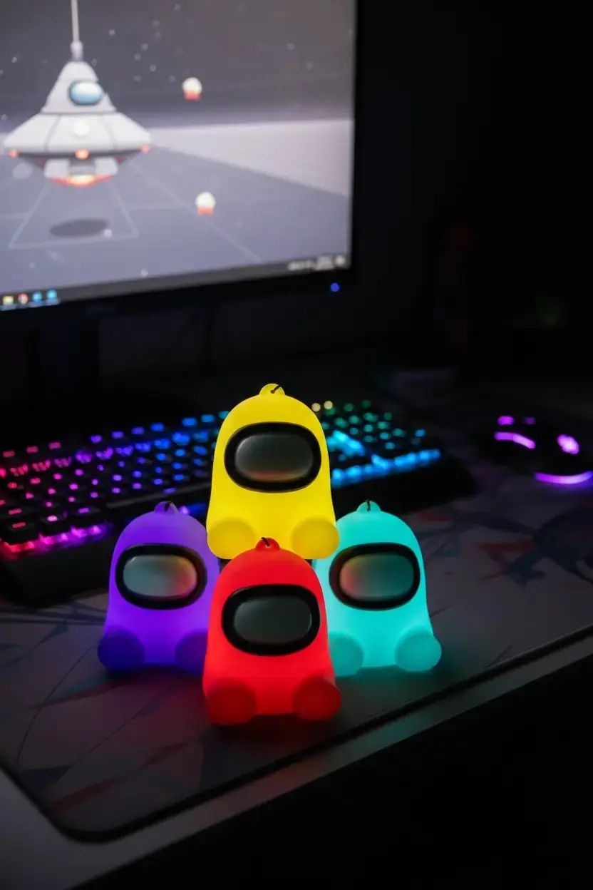 Yume Toys Among Us Işıklı Figür – Lisanslı Dekoratif Gece Lambası Ve Koleksiyonluk Masa Üstü Aydınlatma