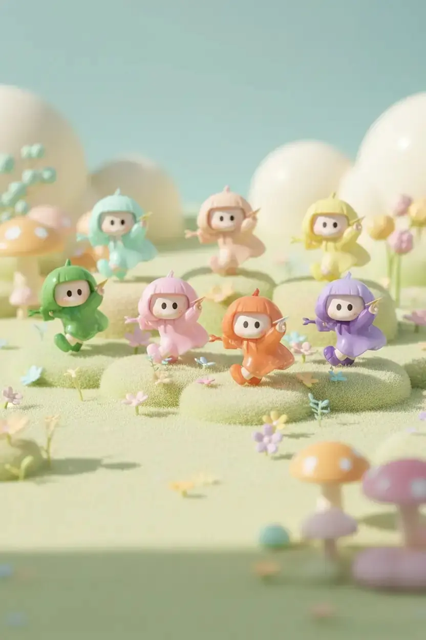 Miniso Lisanslı YOYO Fly with the Wind Kokulu Figür Sürpriz Kutusu Blind Box – Koleksiyonluk Model