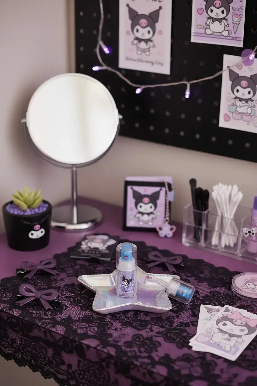 Sanrio Lisanslı Kuromi Nemlendirici Dudak Yağı – Yumuşak ve Bakımlı Görünüm