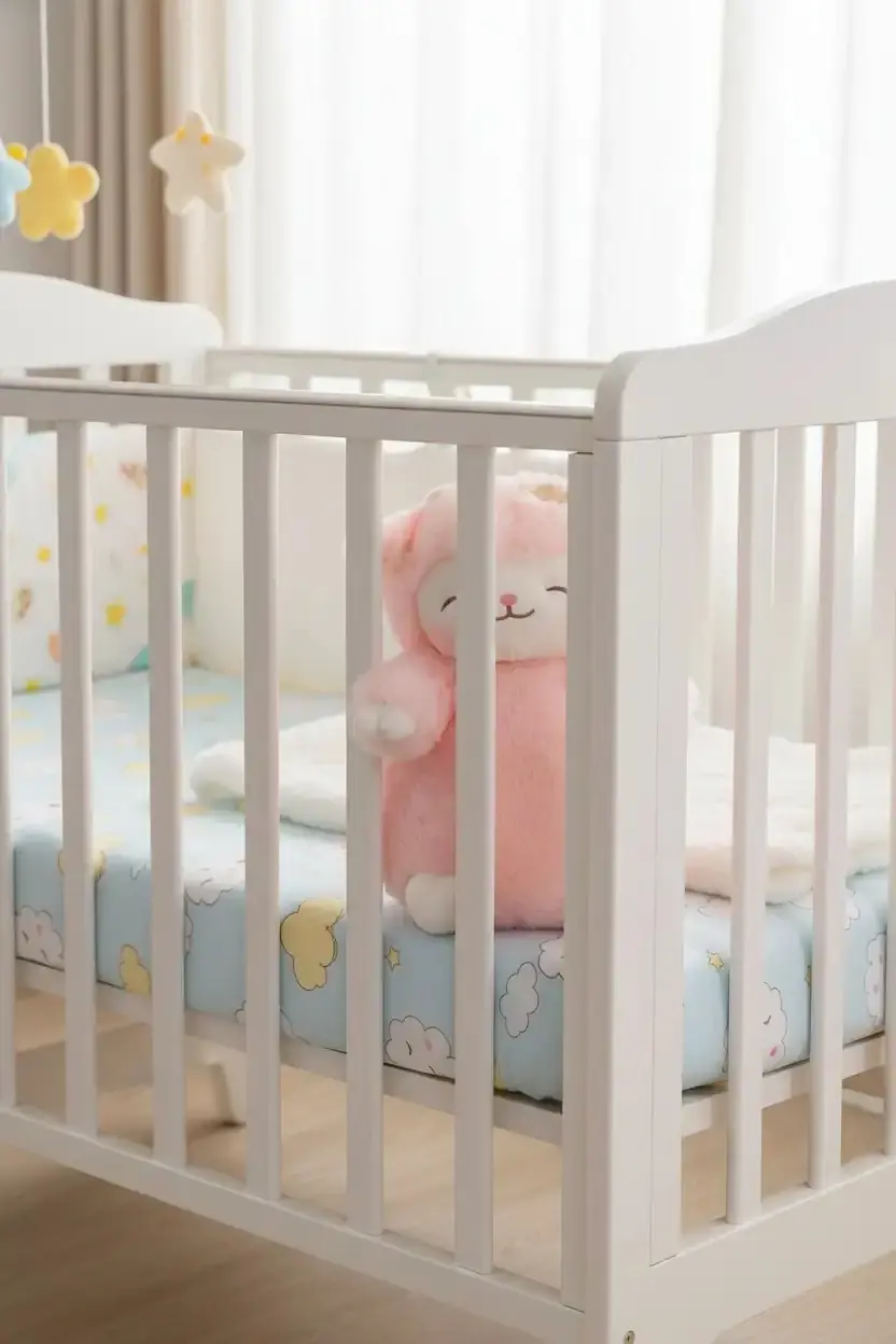 Miniso Lisanslı Kuzu Baa Serisi Pembe Peluş Oyuncak – Sakura Temalı Yumuşak ve Kabarık Kuzu 27 Cm