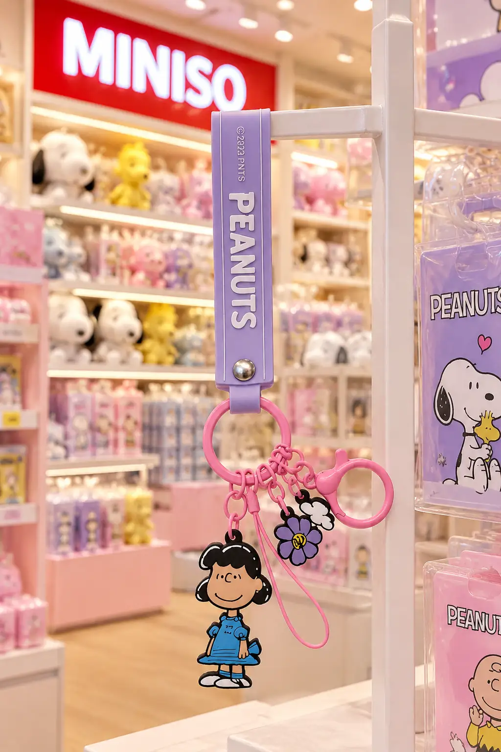 Peanuts Snoopy Colorful Life Koleksiyonu Telefon Askısı – Lucy