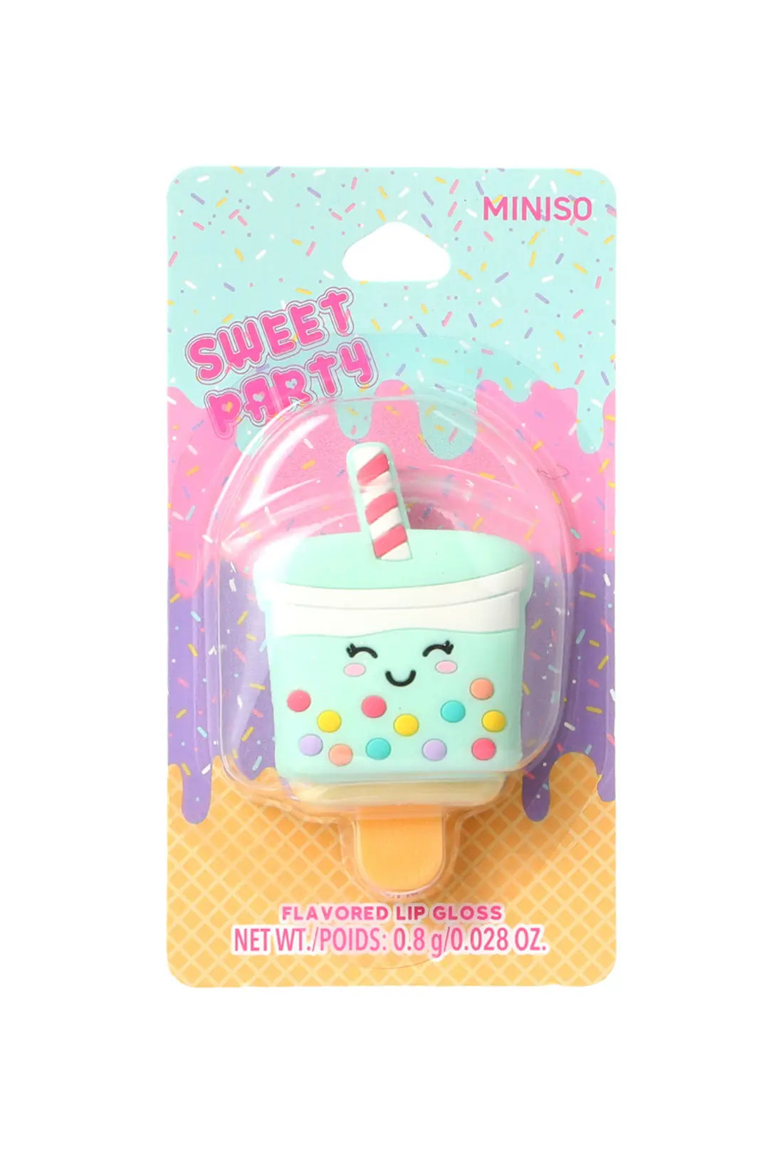 Miniso Lisanslı Tatlı Temalı Sütlü Çay Lip Gloss – Nemlendirici Dudak Parlatıcısı