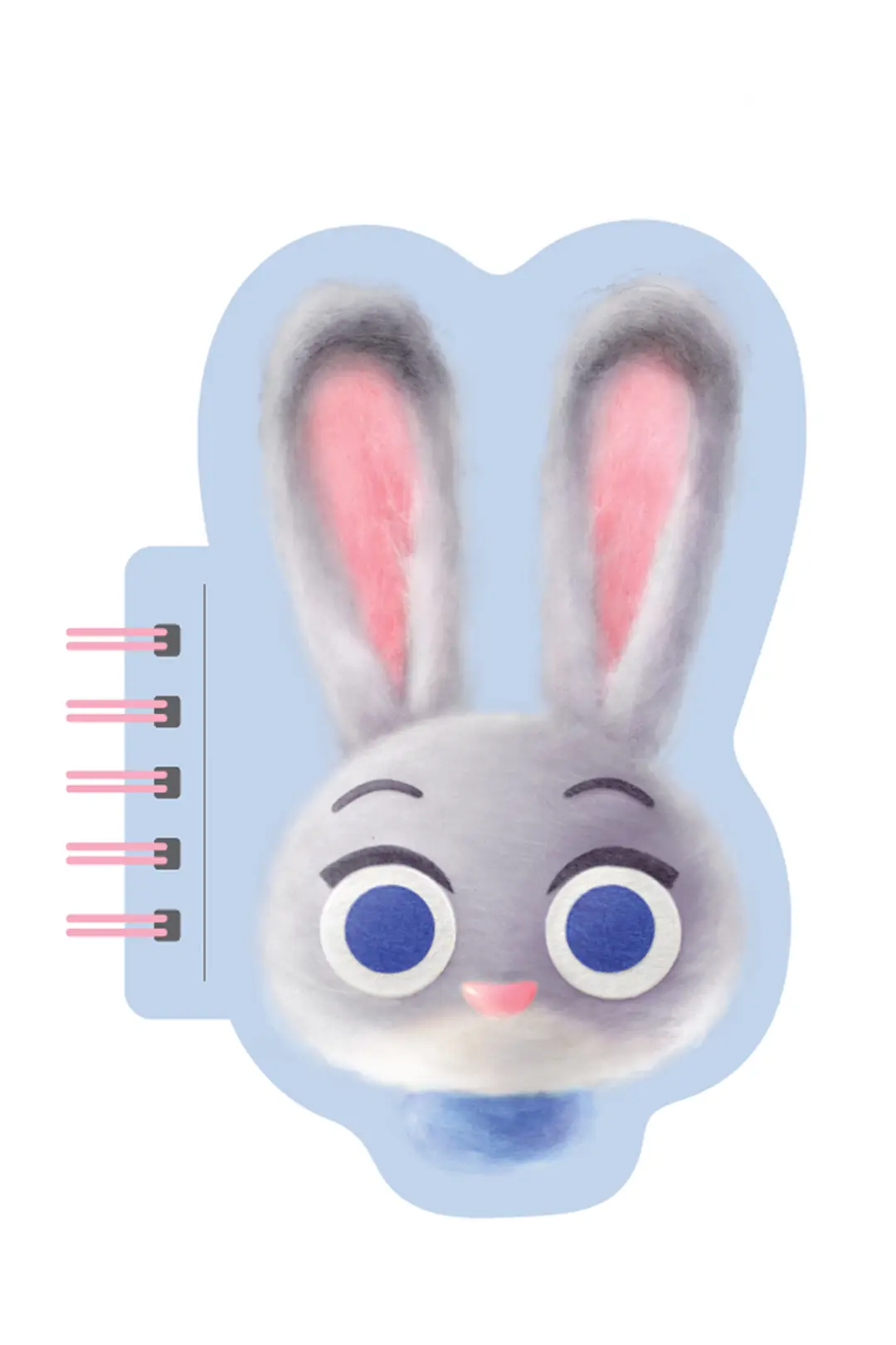 Disney Zootropolis Lisanslı Judy Hopps Figürlü Not Defteri 80 Yaprak 11.8 Cm