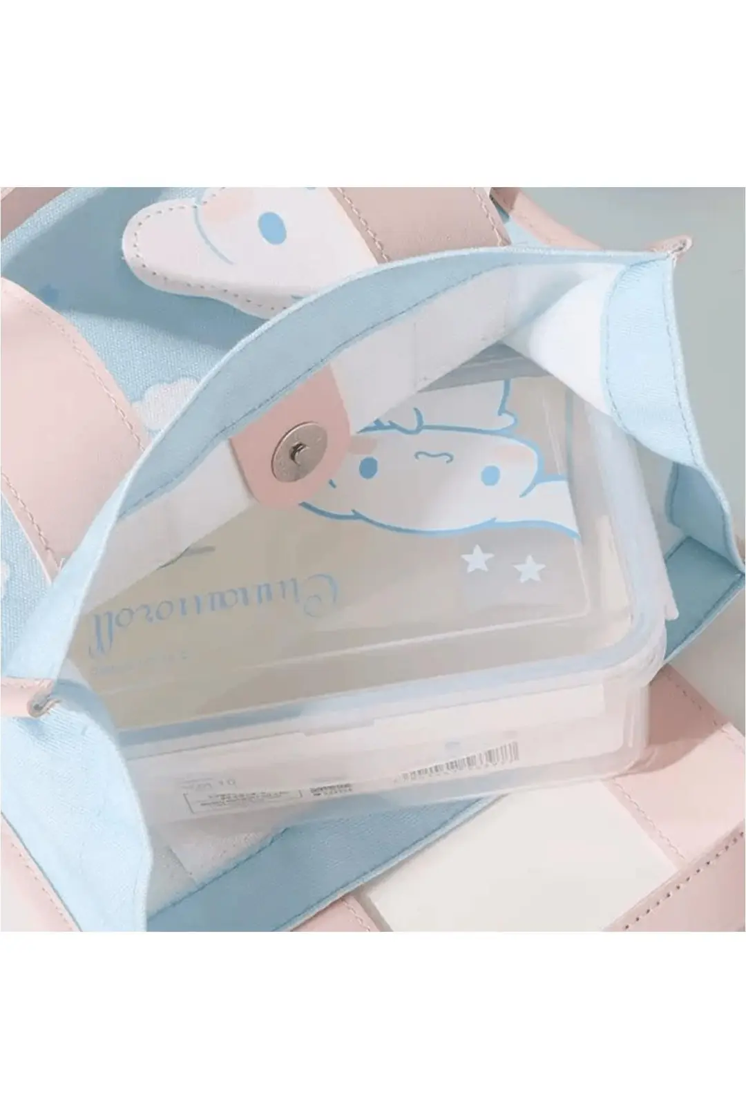 Sanrio Lisanslı Cinnamoroll Kare Yiyecek Çantası – Suya Dayanıklı Pratik Beslenme Çantası 23 Cm