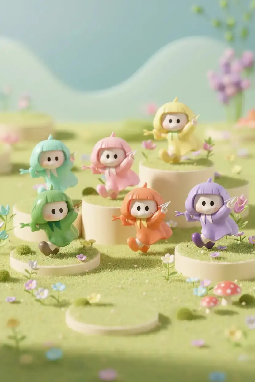 Miniso Lisanslı YOYO Fly with the Wind Kokulu Figür Sürpriz Kutusu Blind Box – Koleksiyonluk Model