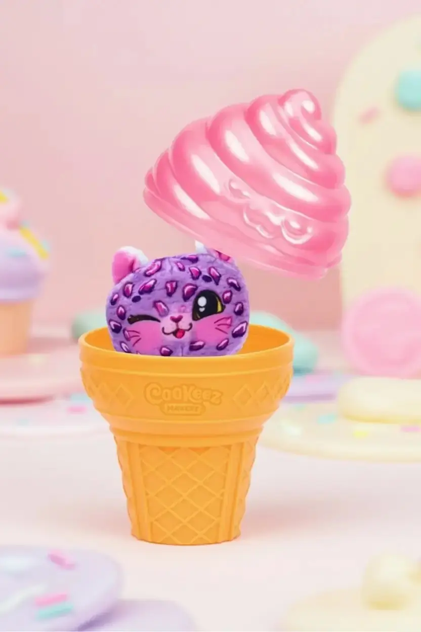 Cookeez Dondurmalar Sürpriz Peluş – Blind Box Dondurma Külahı Tasarımlı Yumuşak Figür
