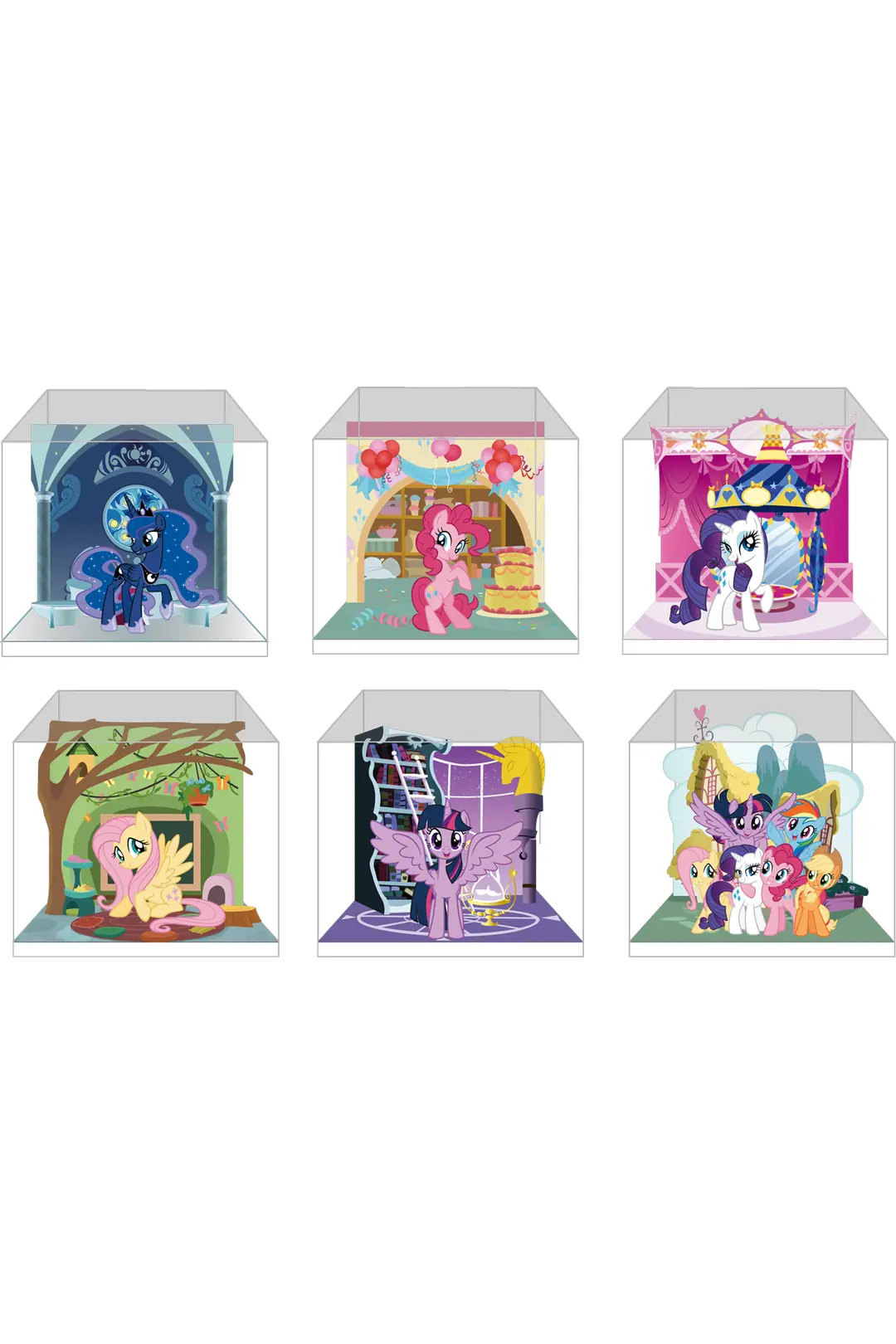 My Little Pony Lisanslı DIY Birleştirme Sürpriz Kutu (6 Mode