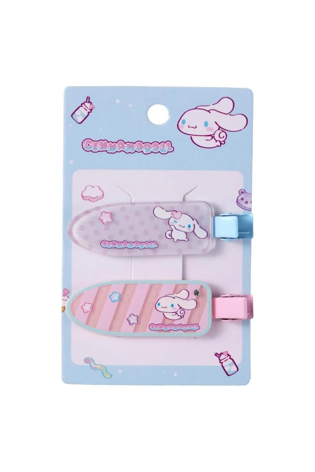 Hello Kitty Lisanslı Tatlı Fabrika Saç Tokası Seti (2 Adet) – Akrilik & Metal