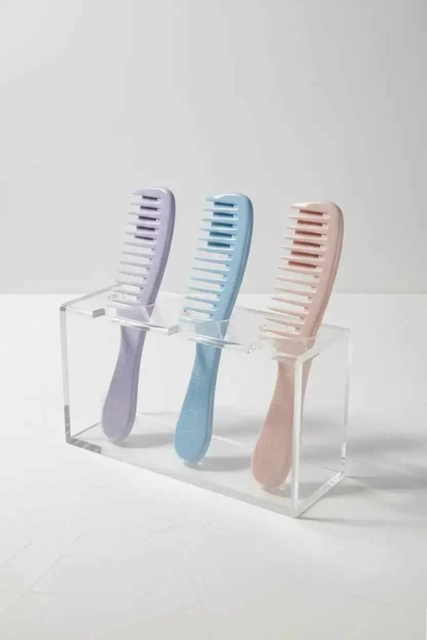 Miniso Lisanslı Hayvan Serisi Geniş Dişli Saç Tarağı – Taşınabilir 19,5 Cm