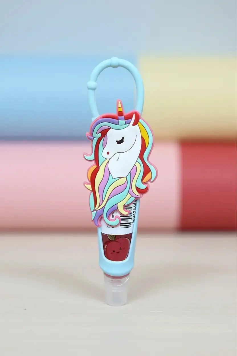 Purgel Lip Gloss Saçlı Unicorn – Askılı & Ultra Parlak Renkli Dudak Parlatıcısı