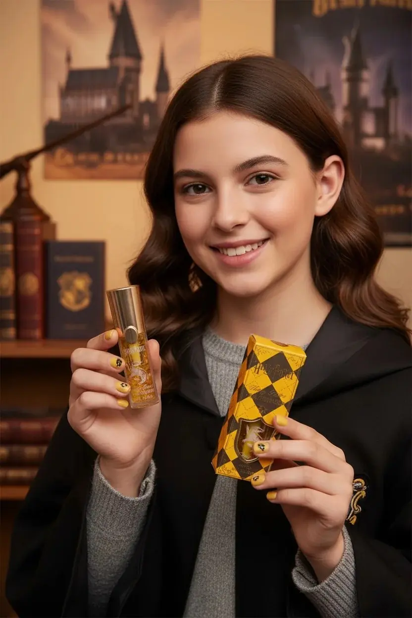 Harry Potter Lisanslı Hufflepuff Dudak Yağı (04) – Yoğun Nemlendirici ve Parlatıcı Lip Oil
