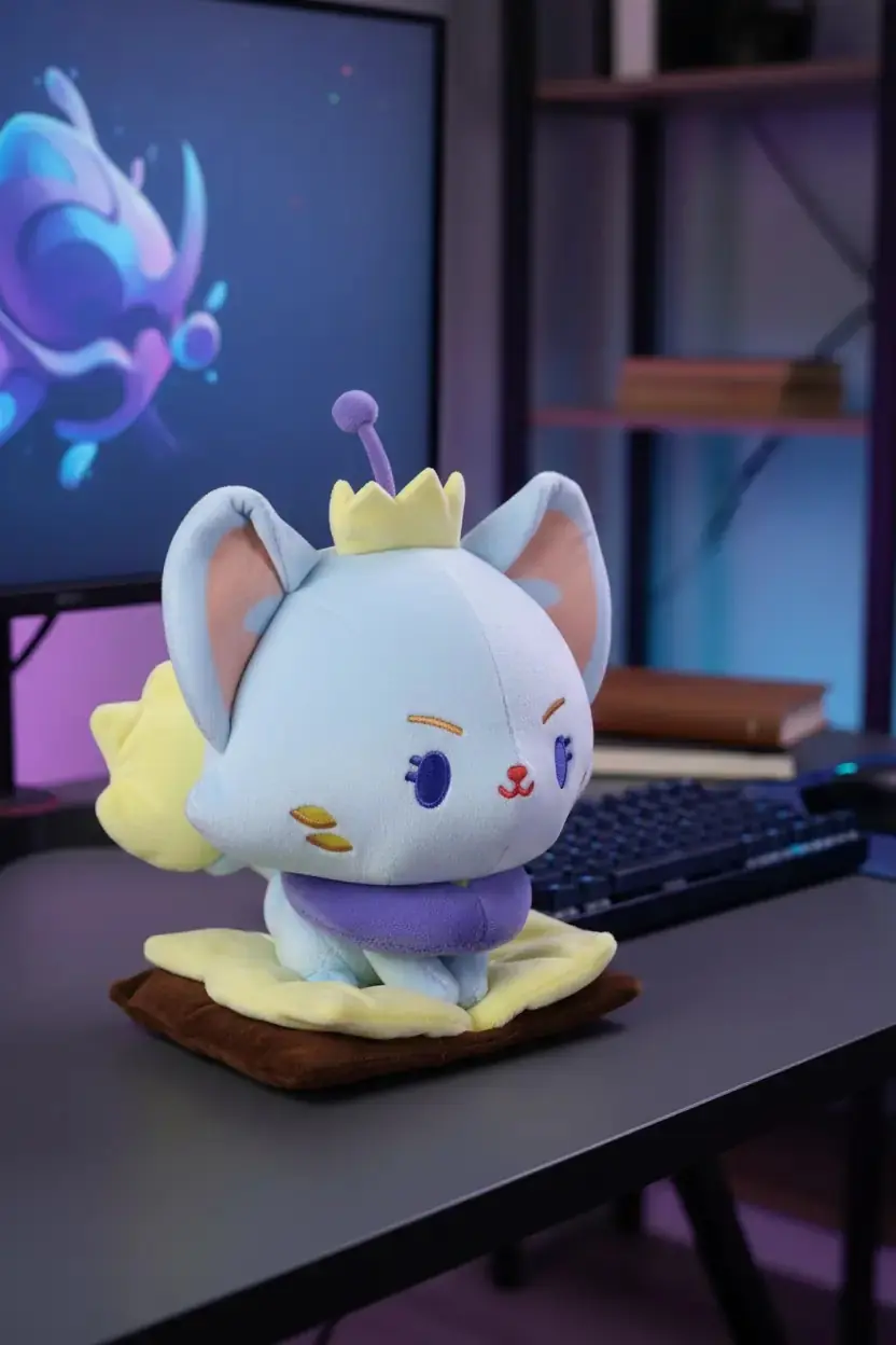 League of Legends Lisanslı Yuumi Oturan Peluş Oyuncak – Yumuşak Koleksiyonluk