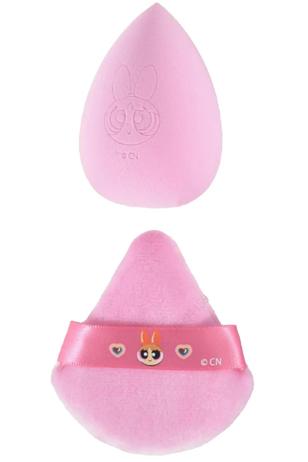 Powerpuff Girls Lisanslı Blossom Makyaj Süngeri ve Puf Seti Yumuşak Dokulu 7 Cm